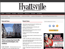 Tablet Screenshot of hyattsvillelife.com